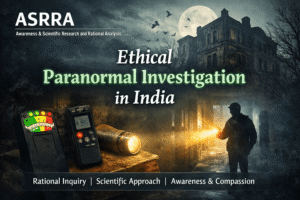 Ethical paranormal investigation in India conducted by ASRRA using a rational and scientific approach