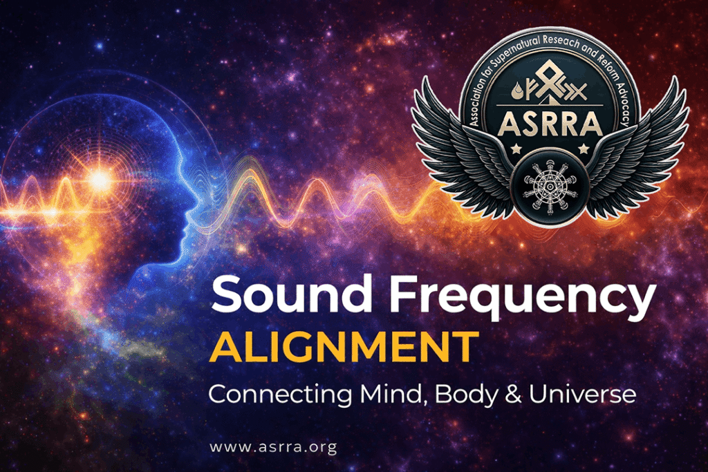Sound frequency alignment connecting mind body and universe through vibration